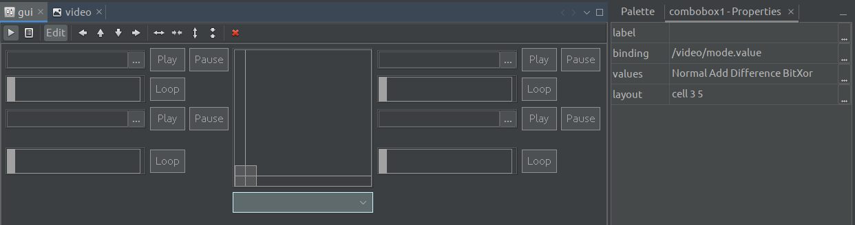 GUI editor